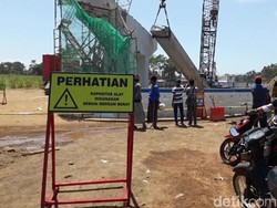 Disnaker Jatim Investigasi Girder Flyover Tol Pasuruan Ambruk