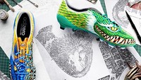 Adidas merilis sepatu bergambar naga pada 2014 silam, yakni edisi khusus Adizero F50 yang didesain oleh Yohji Yamamoto. (Foto: internet)