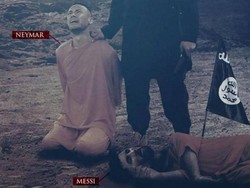 Neymar dan Messi di Poster Ancaman Terbaru ISIS untuk Piala Dunia 2018