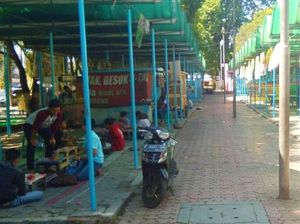 PKL Alun-alun Bondowoso Siap Lawan Penertiban