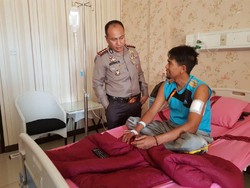 Kondisi Aipda Dwi yang Baku Tembak dengan Begal Membaik