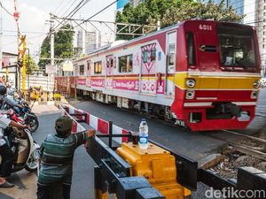 Perlintasan KA di Jalan KH Mas Mansyur Akan Ditutup