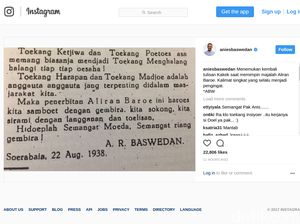 Unggah Tulisan AR Baswedan, Anies: Selalu Jadi Pengingat Unggah Tulisan AR Baswedan, Anies: Selalu Jadi Pengingat