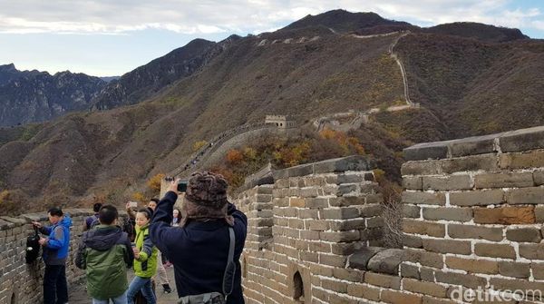 Foto: Tembok Besar China Bagai Naga