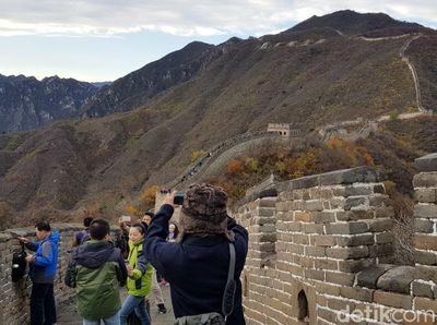 Foto: Tembok Besar China Bagai Naga