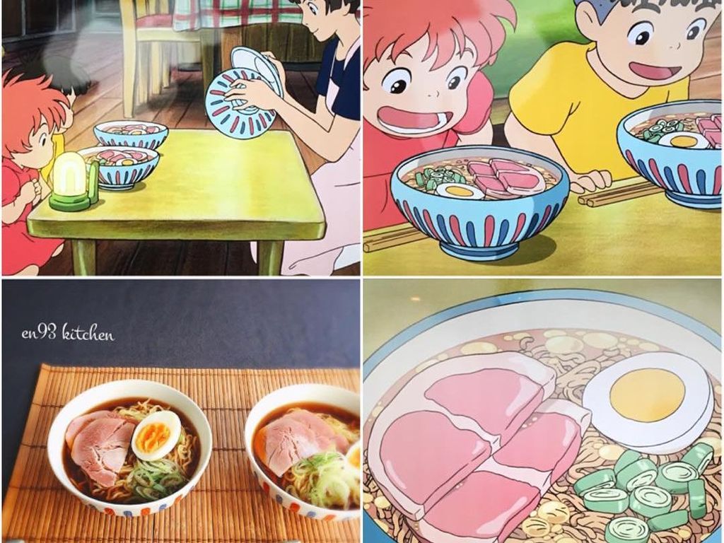 Keren! Akun Instagram Ini Buat Hidangan Berdasarkan Ilustrasi Makanan di Film Anime