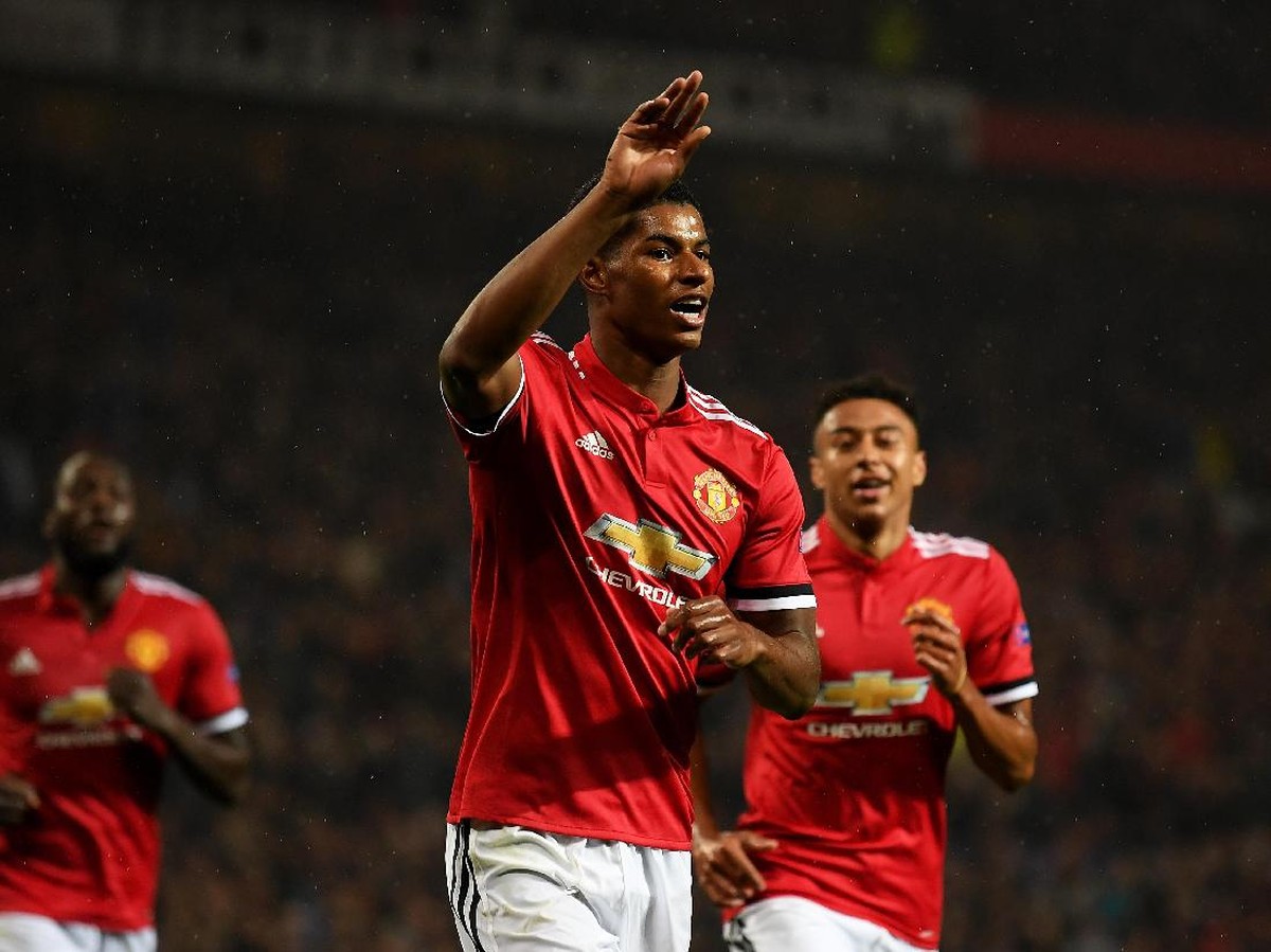 Striker Manchester United, Marcus Rashford (Foto: Laurence Griffiths/Getty Images)