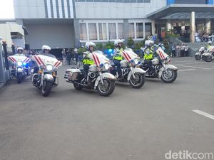 Polisi Kerahkan 1.600 Personel di Uji Coba Lalin Asian Games Polisi Kerahkan 1.600 Personel di Uji Coba Lalin Asian Games