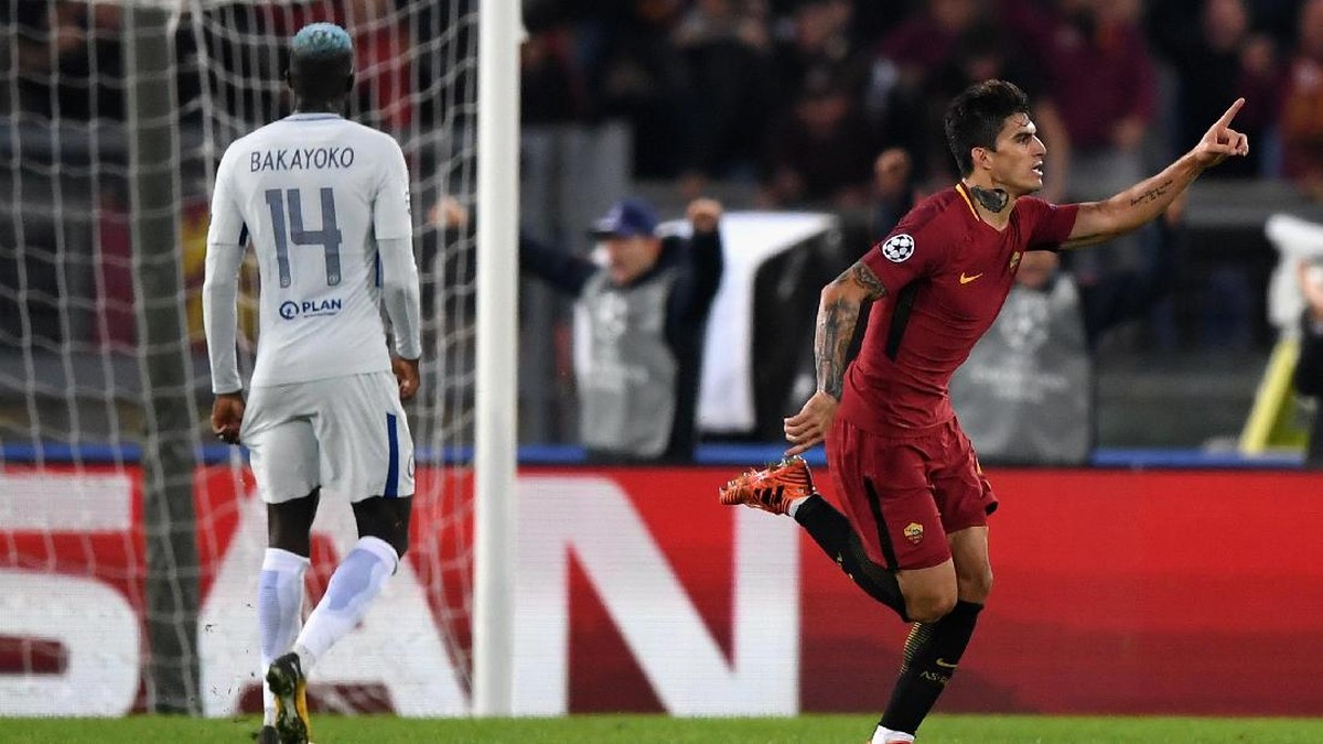 AS Roma menang 3-0 atas Chelsea (Foto: Shaun Botterill/Getty Images)