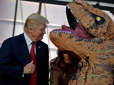 Ketika Donald Trump Rayakan Halloween di White House