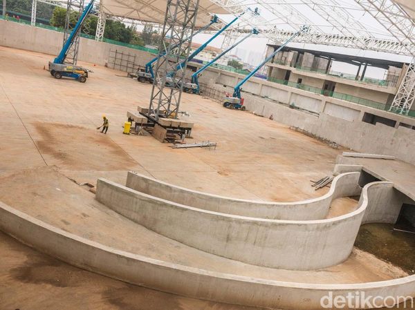 Terus Dikebut, Begini Penampakan Proyek Megah Velodrome