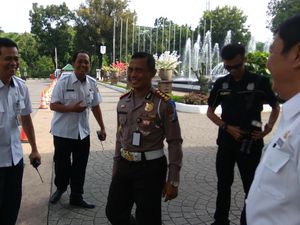 Dirlantas Polda Temui Anies-Sandi Bahas Macet Akibat Pembangunan