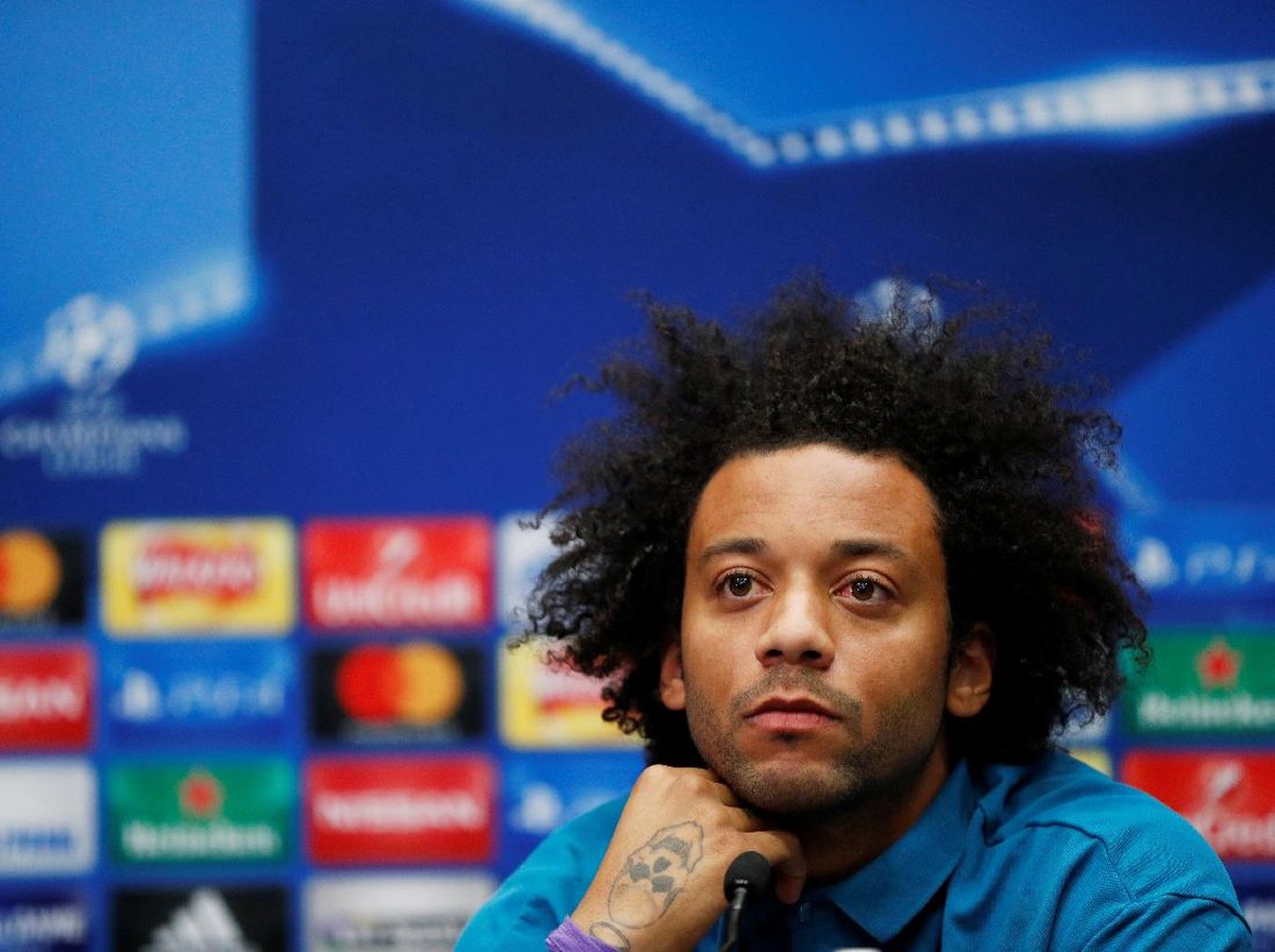 Pemain belakang Real Madrid, Marcelo (Foto: John Sibley/Reuters)