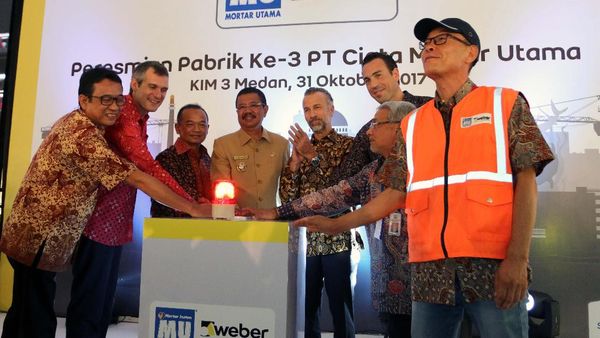 Mortar Utama Buka Pabrik ke-3