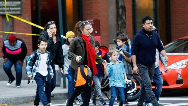 Wajah-wajah Ketakutan Akibat Teror New York