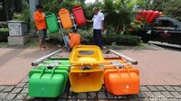 Penambahan Tong Sampah Warna-warni