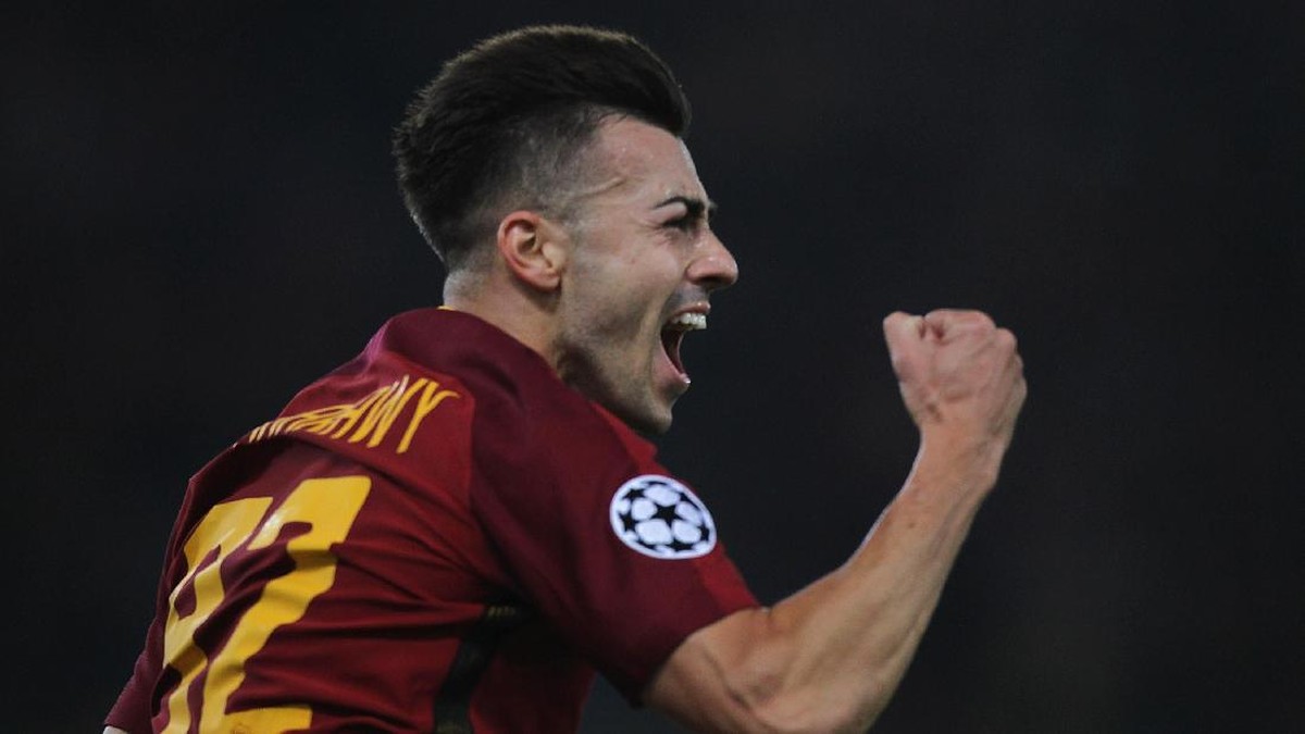 Stephan El Shaarawy mencetak dua gol untuk membantu AS Roma menang 3-0 atas Chelsea (Foto: Paolo Bruno/Getty Images)