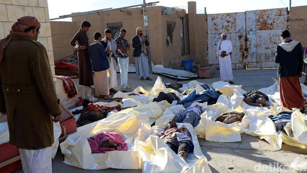 26 Warga Yaman Tewas Akibat Serangan Udara Arab Saudi
