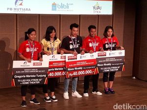 Juara Dunia Junior, Gregoria dan Rinov Diganjar Bonus