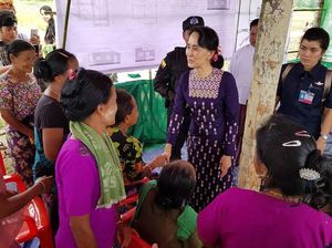 Saat Suu Kyi Tengok Wilayah Rakhine