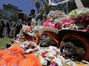 Jangan Baca Kalau Takut! Ada Tengkorak Bertebaran di Bolivia