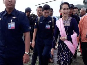 Kunjungi Rakhine, Suu Kyi Beri Pesan Khusus untuk Rohingya