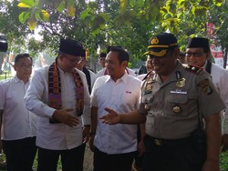 Anies Hadiri Temu Karya Sukarelawan PMI DKI di Cibubur
