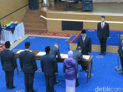 Menhub Lantik 3 Dirjen Baru