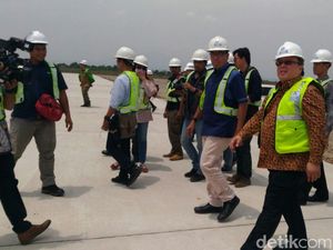 Ke Proyek Bandara Kertajati, Kepala Bappenas Minta Lahan Diamankan
