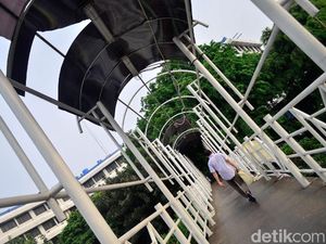 Kondisi JPO KS Tubun Sungguh Memprihatinkan