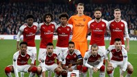 Arsenal memainkan tim pelapis di Emirates Stadium, Jumat (3/11/2017) dinihari WIB. Tak ada Petr Cech, Alexis Sanchez, Mesut Oezil, atau Alexandre Lacazette dalam susunan pemain mereka. Foto: David Klein/Reuters