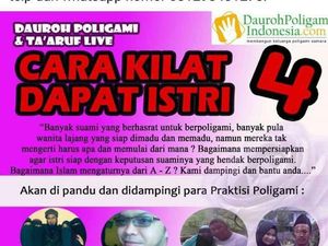 Dauroh Poligami Indonesia Bikin Seminar Cara Kilat Dapat 4 Istri