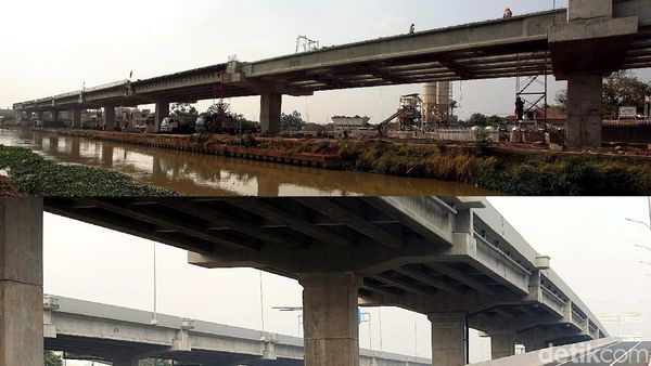 Penampakan Tol Becakayu yang Mangkrak dan Setelah Dikebut Jokowi