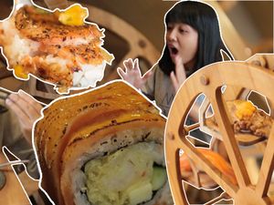 Sushi Zaman Now Kini Disajikan Pakai Bianglala