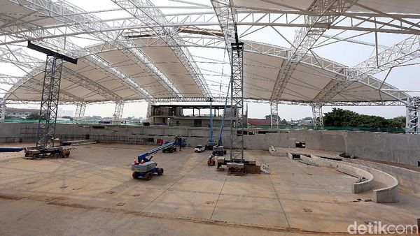 Melihat Perkembangan Perombakan Velodrome Rawamangun