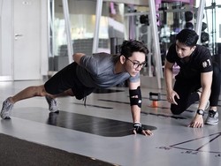 Latihan Beban, Ini Pesan Moral yang Didapat Presenter John Pantau Martin