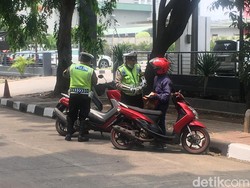 Operasi Zebra Kalimaya, 4 Sepeda Motor Dicabut Pentilnya