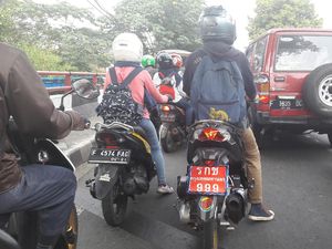 5 Sepeda Motor Berpelat Thailand di Bogor Terjaring Operasi Zebra