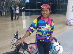 Ini Darna, Wanita Tangguh dari Makassar yang Gowes Sepeda Sabang-Jakarta