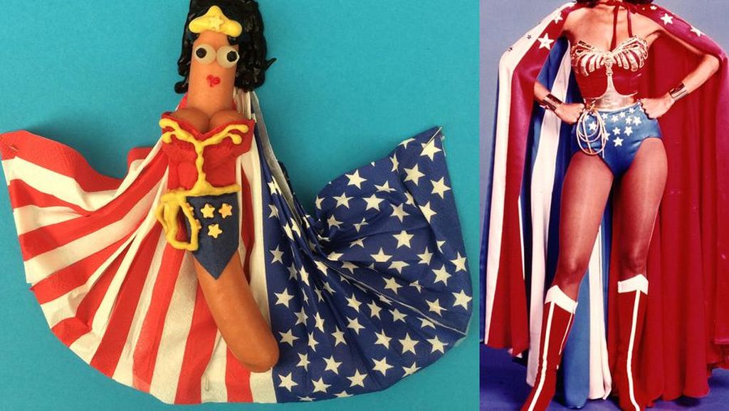Lihat Uniknya Hot Dog Disulap Jadi Wonder Woman hingga Daft Punk