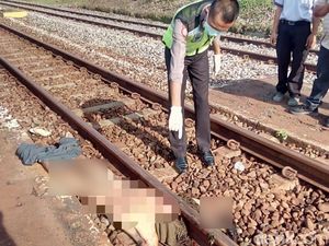 Geger Sesosok Mayat Pria Ditemukan di Rel, Begini Kondisinya