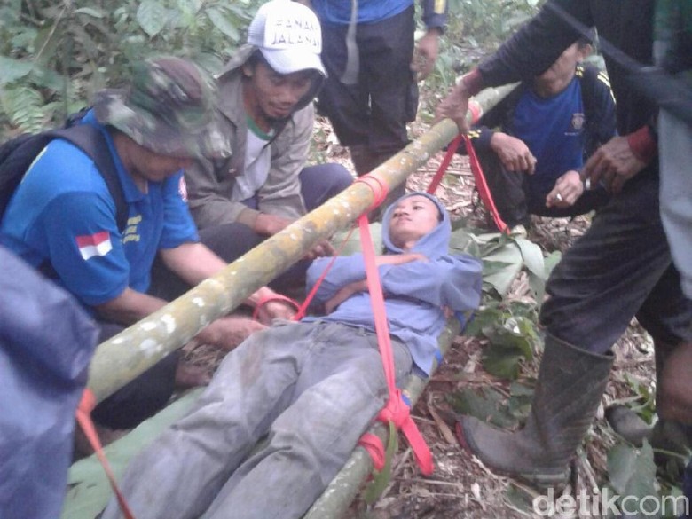 Seorang Remaja Ditemukan Dalam Kondisi Lemah di Hutan Banyumas