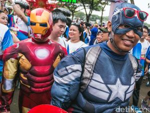 Pahlawan Super Ramaikan CT Arsa Fun Run