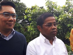 Idrus Marham Temui Ridwan Kamil Jelaskan SK Dukungan Golkar