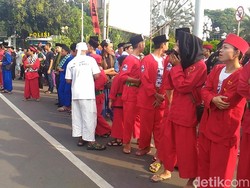 Brigade Jawara Betawi Rayakan Setahun Aksi 411 di Kawasan Monas