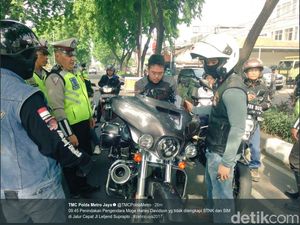 Harley Davidson yang Masuk Jalur Cepat dan Tak Ada STNK Ditahan