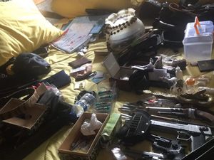Ini Foto Bukti di Rumah Anggota DPRD dari Gerindra: Bong hingga Pistol