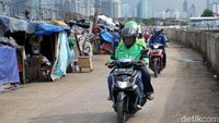 Akan Ditertibkan, Begini Penampakan Gubuk Liar di Tanah Abang