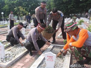 Ini Cara Polresta Sidoarjo dan TNI Peringati Hari Pahlawan