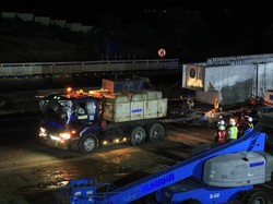 Jasa Marga Mulai Pasang Rangka Beton Tol Jakarta-Cikampek Layang